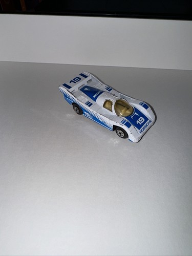 Vintage Maisto Porsche 956 Blue & White #2 Made In 1982 Near Mint 815! - Picture 6 of 8