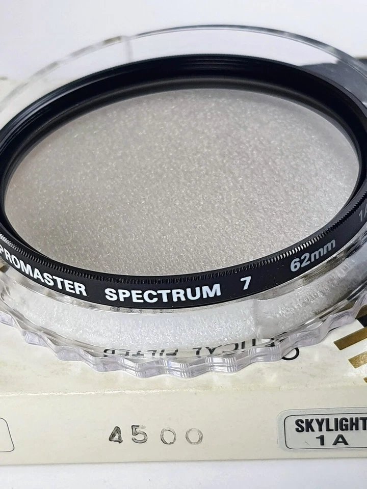 ProMaster 62mm Skylight 1A Glass Lens Filter 62 mm Sky 1 A E62 E-62 Japan Sky1A - Image 2 of 4