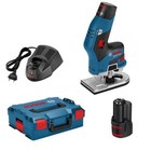 Bosch Akku-Kantenfräse GKF 12 V-8 inkl. 2 Akkus 3,0 Ah , Ladegerät und L-Boxx
