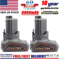 6.0Ah 12V Li-ion Battery For Ridgid L1240 AC82048 R82048 R86048 130446007 R82007