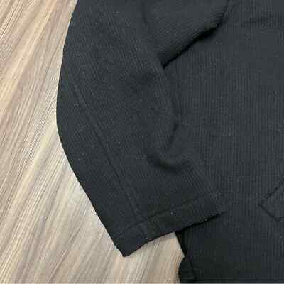 Mens Burton sz XL black wool blend full zip quilted lined Mens Burton sz XL black wool blend full zip quilted lined