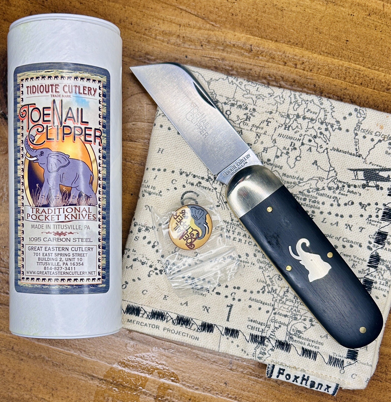 GEC TIDIOUTE * 363122 EBONY WOOD TOENAIL CLIPPER KNIFE KNIVES NIB eBay