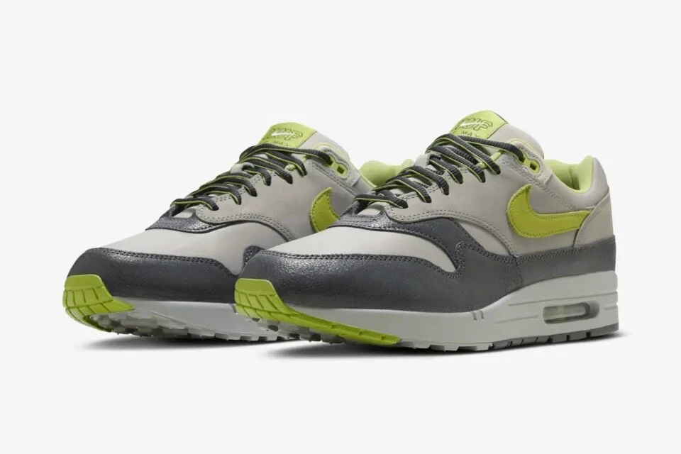 HF3713-002 HUF Nike Air Max 1 Anthracite and Medium Grey (Men's)