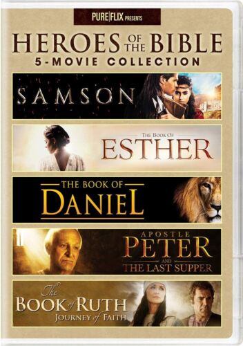 Heroes of the Bible 5-Movie Collection (DVD) Jackson Rathbone Lance Henriksen - Photo 1/2