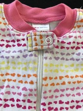 Hannah Andersson Organic Cotton Hearts Zip PJ - 60cm 3-6 Months