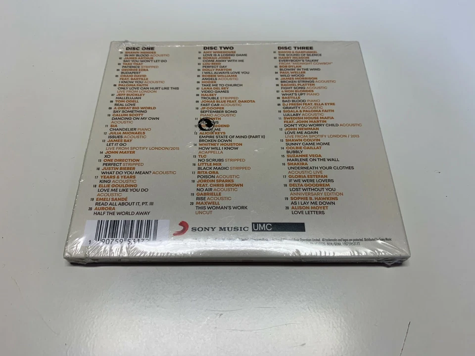 Various – The #1 Acoustic Album - 3 CD´s © 2019(NEW, OVP)>Shaw Mendes,Take That - Bild 2 von 2