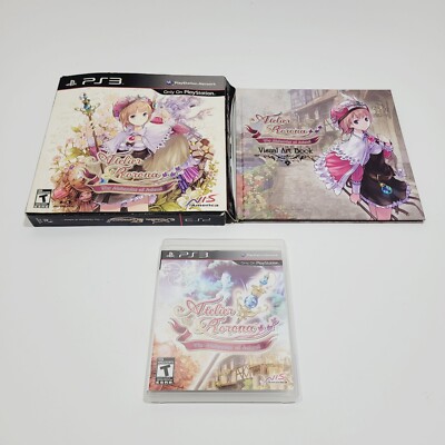 PS3 Atelier Rorona The Alchemist of Arland Premiun Edition Box Set Hardback Book