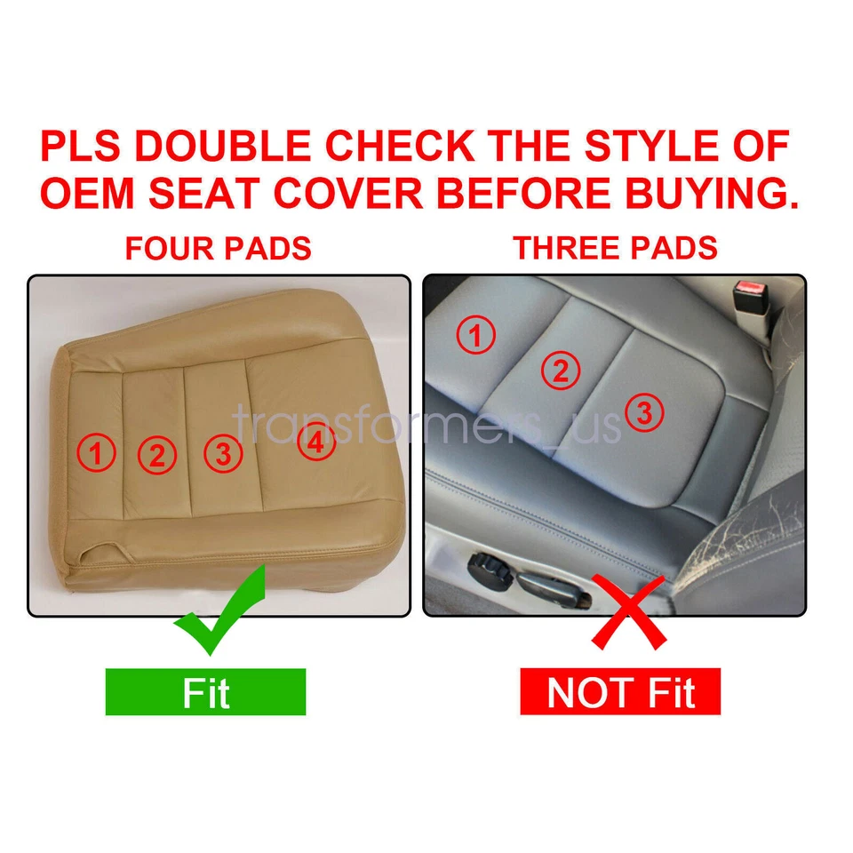 Cojín de espuma para asiento inferior conductor/pasajero Ford F250 Lariat XLT 2002-2007 Foto 4 de 4