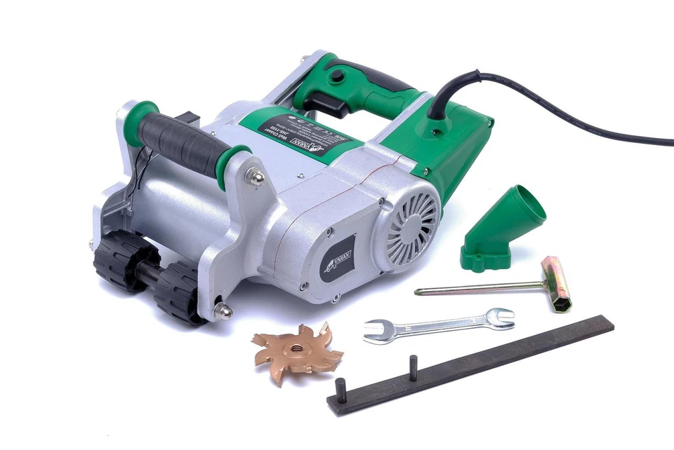 VARAN MOTORS Scanalatore a fresa - fresatrice 1100W 1600 giri al minuto, larghezza di scan...