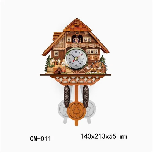 Kuckuck Wanduhr Vintage Antik Holz Hängeuhr Haus Wohnzimmer Deko - Bild 13 von 40