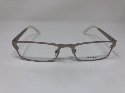 JAI KUDO EYEGLASSES FRAME 450 M14 52-18-135 Matte Gold Metal Full Rim EI08