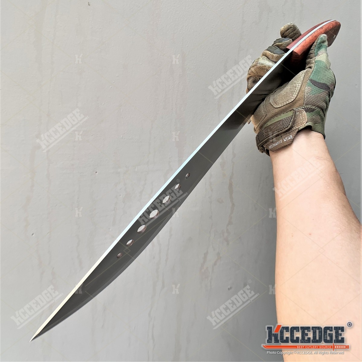 11.00 II World War Gurkha Kukri knife Full Tang Rose Wooden handle GK&CO.Kukri