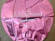 Pack of 2 ON YOUR ENGAGEMENT 18" foil balloons PINK 15096P -122