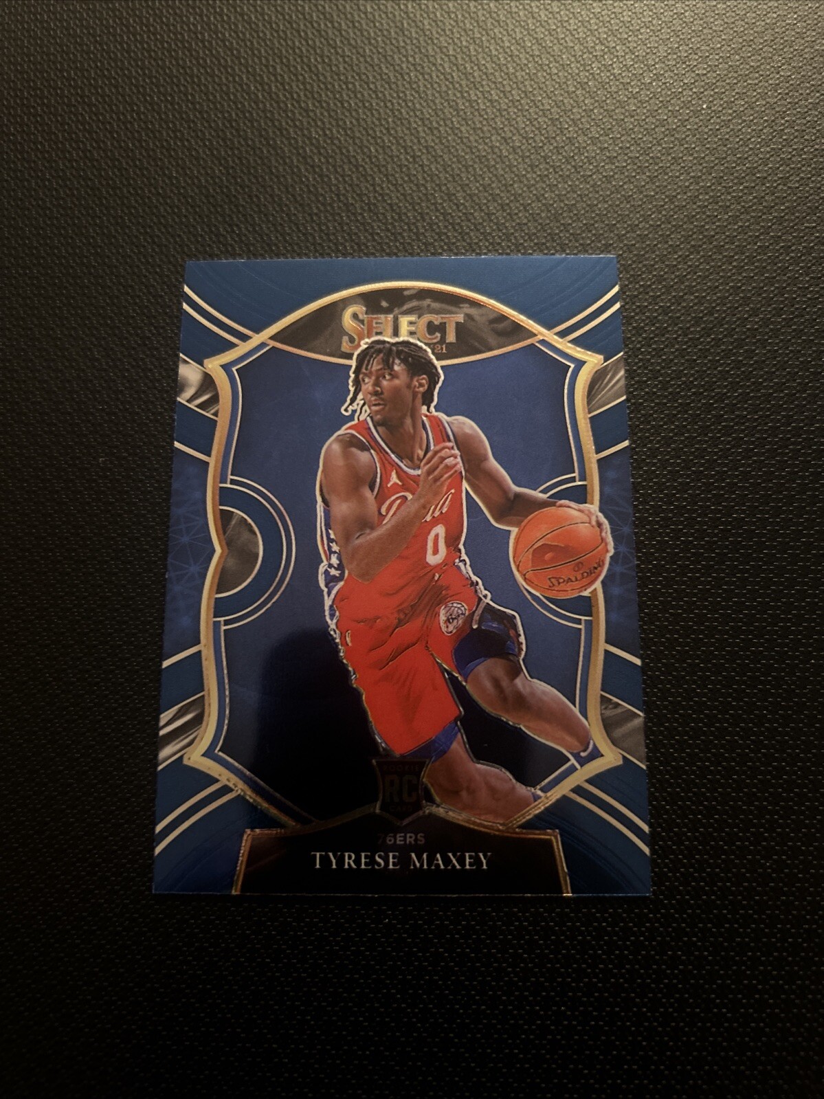2020-21 Panini Select Concourse  Blue #81 Tyrese Maxey (RC) Basketball Card 9OO