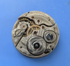 VINTAGE 16 SIZE HAMILTON 973 MODEL 1 POCKET WATCH MOVEMENT PARTS