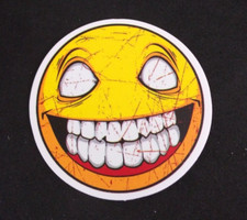 Horror Halloween Scary Creepy Sticker 2.25" AN
