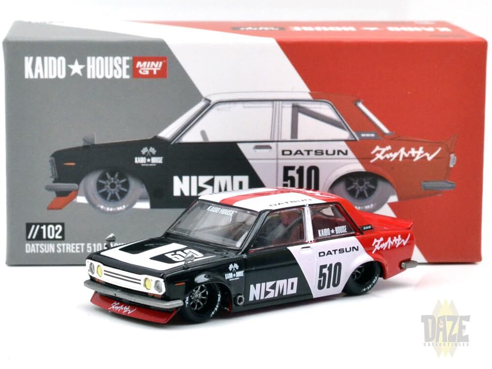 MiniGT KAIDO HOUSE Datsun 510 ミニカー 5台セット Mini GT x Kaido House 1:64 Datsun 510 Pro Street BRE #46 V1