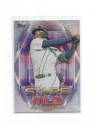 メジャーリーグスターカード JULIO RODRIGUEZ (Seattle Mariners) 2023 TOPPS STARS OF MLB INSERT