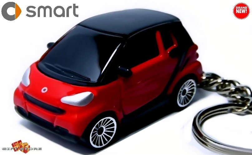🎁🚦🆕 HTF RARE KEYCHAIN RED BLACK SMART™ FORTWO CUSTOM Ltd Ed. 💕GREAT GIFT💕🎁 - Image 4 of 4