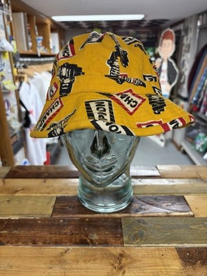 Vintage 70s Champion Spark Plug Racing Hat Yellow Rare Cap 7 1/4