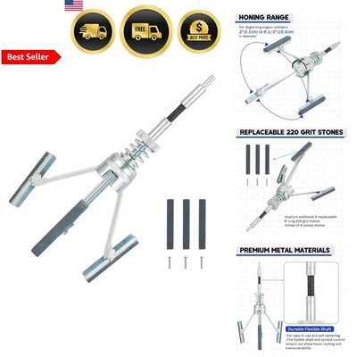 #ad #ad Engine Cylinder Hone Tool 2 to 6 1 2 Inch Adjustable Deglazer with 6 Stones $24.75