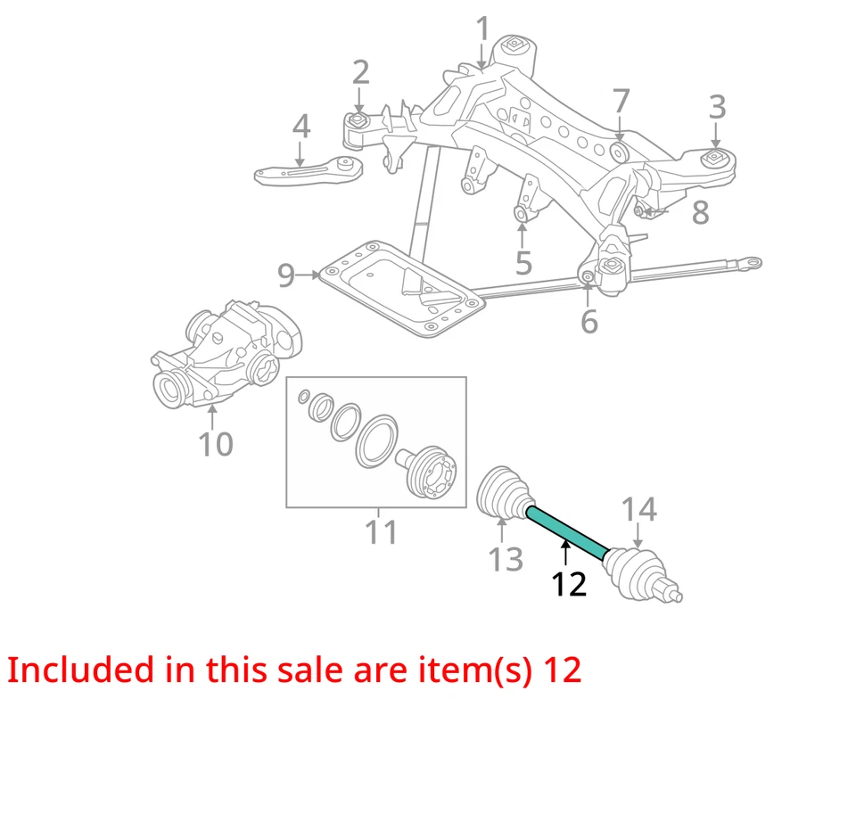 Eje trasero pasajero BMW 328i Xdrive Cv C/v Y34BE Foto 2 de 3
