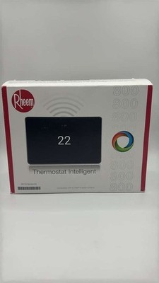 Rheem RETST800SYS Smart Thermostat, Alexa Compatible, App Control, Black