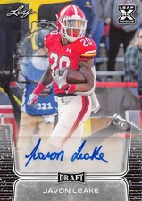 Javon Leake 2020 Leaf Draft #BA-JL2 RC Auto 