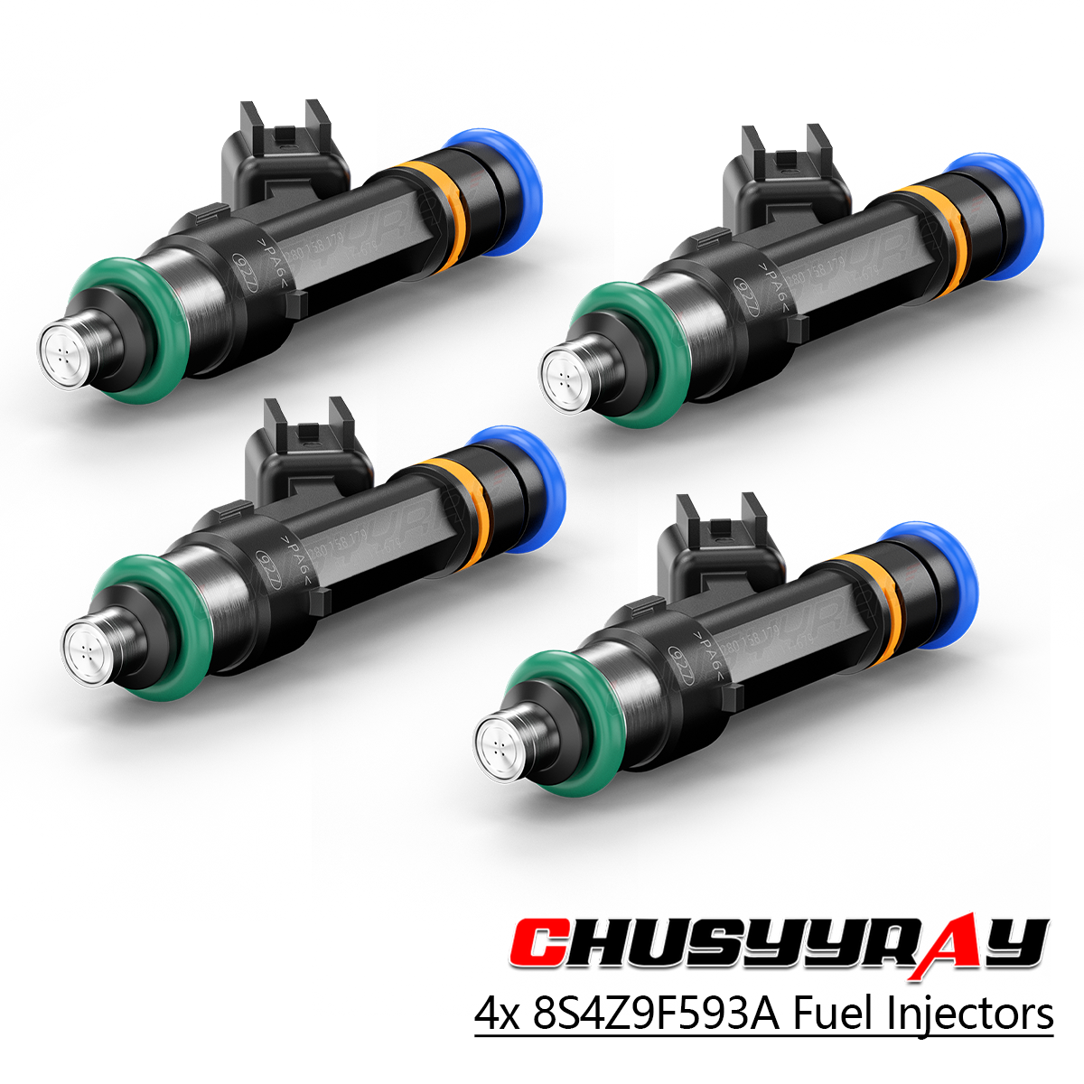 4pcs 8S4Z9F593A Fuel Injector for Ford C MAX/ Fusion /Transit