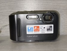 Sony Underwater Digital Camera Cybershot DSC-TF1 16.1MP Black Tested PLEASE READ