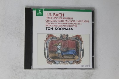 J.S. Bach Italienisches Konzert Chromatische Fantasie CD Ton Koopman