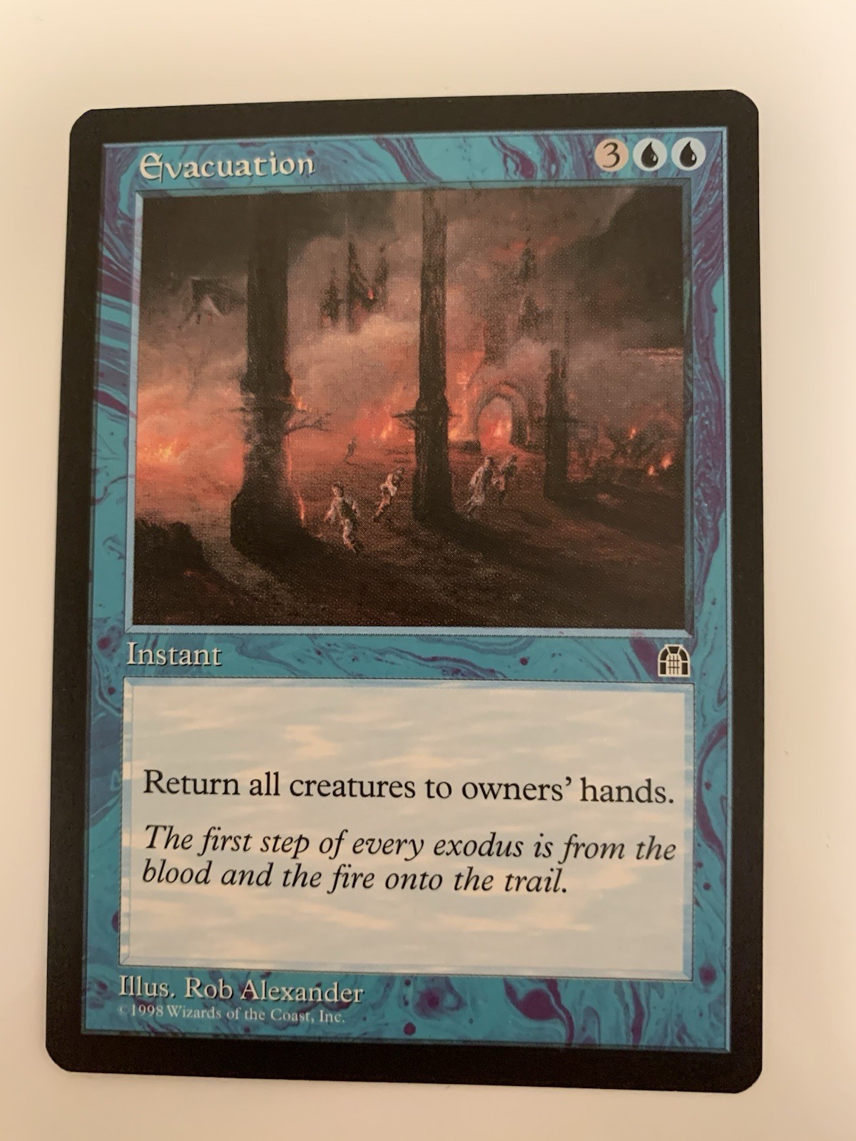 MTG NM Evacuation Stronghold Free Shipping In The US with Tracking