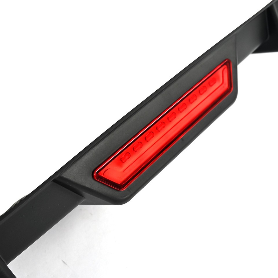For Ford Explorer ST Rear Bumper Diffuser Spoiler Lip w/ LED Brake Tail ...