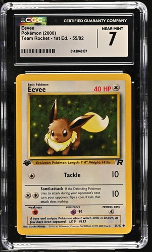 Eevee (1st Edition) graded CGC 7 for sale on eBay