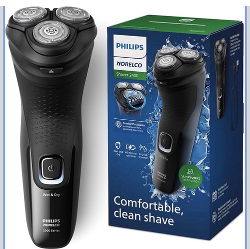 Philips Norelco Shaver 2400 Wet Dry Electric Shaver Trimmer X3001/90