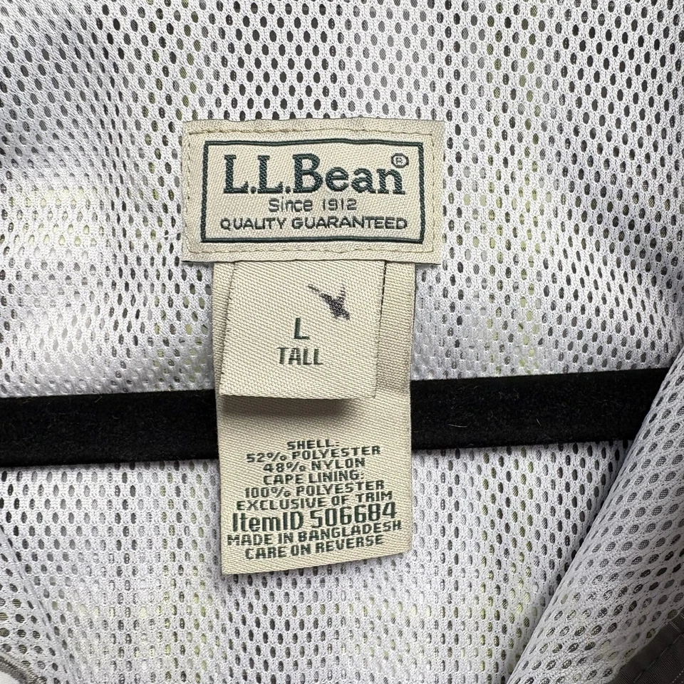 L.L Bean UPF Tropic Wear Sun Smart Hiking Short Sleeve Mens Large Tall Fishing - Image 2 of 4