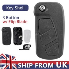 for 2008 - 2016 Ford KA MK2 3 Button Flip Remote Key Fob Case Shell Cover