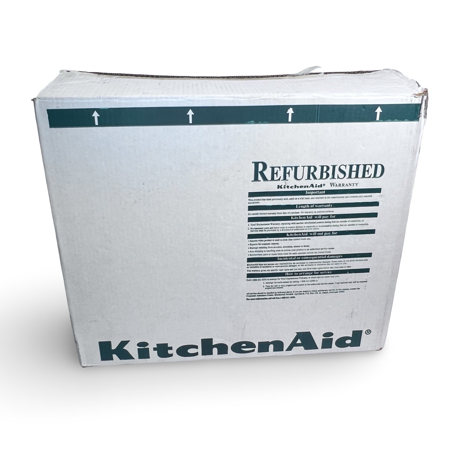 Kitchen Aid Food Processor 11 Cup Model KFP600 WHITE REFURBI