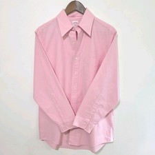 Men's Brooks Brothers Pink Oxford Button Down Shirt Madison sz.M EUC