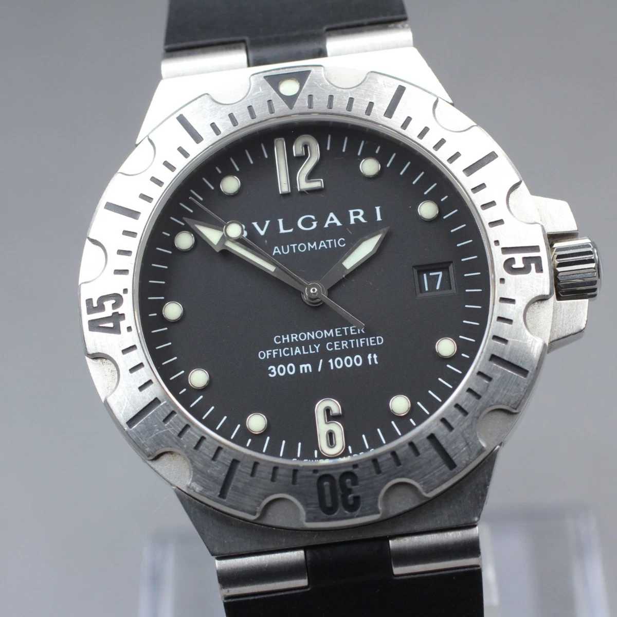 BVLGARI BVLGARIBVLGARI BB33SS Date Black Dial Automatic Men\'s Watch_940022 AVAILABLE! Bvlgari BB33SS Automatic Diameter 33mm Thickness  main image 2