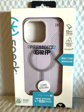 Speck - Presidio2 Grip Case w/ MagSafe for Apple iPhone 15 Pro Max - Soft Lilac