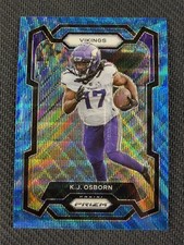 2023 Panini Prizm Vikings K.J. Osborn Blue Wave 109/199 #194 GORGEOUS CARD MINT!