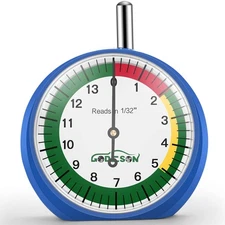 GODESON Dial Type Tire Tread Depth Gauge 88703 Professional for Motorcycle, car
