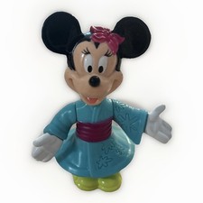 Minnie Mouse Happy Meal Blue Kimono Dress Toy Figure Disney