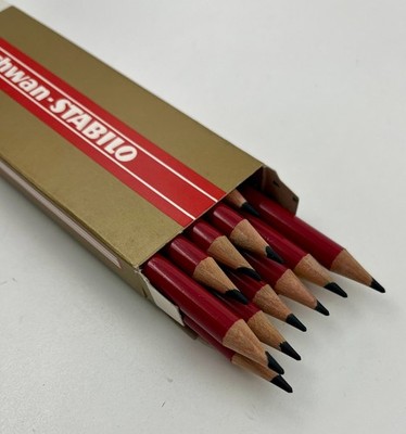 12 Schwan Stabilo 8243 Chromo Copier Buntstifte grün color pencil swan green