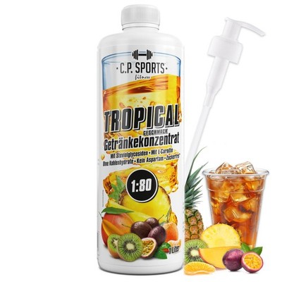 Getränkesirup TROPICAL für Mineraldrink I VITAMINE ZUCKERFREI* I
