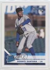 2019 Panini Donruss Rated Rookie Dennis Santana #37 12hh