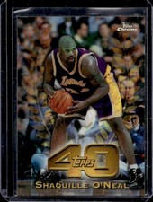 1997-98 Topps Chrome Shaquille O'Neal 40 Refractor #T40-30 Lakers