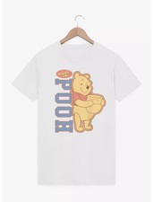 Disney Winnie The Pooh Varsity Honey Pot T-Shirt White