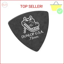 JIM DUNLOP Gator Grip Small Triangle .73mm Guitar Picks, 6 Pack (572P073)